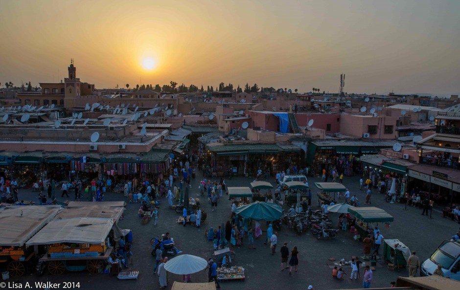 46_Sun setting Marrakech